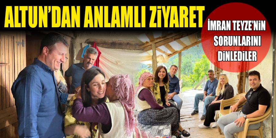 Kaymakam Altun’dan anlamlı ziyaret