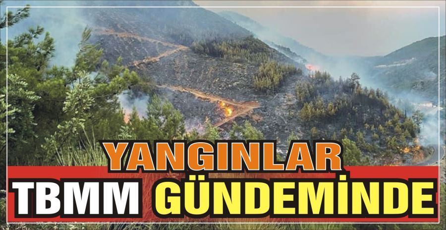 YANGINLAR TBMM GÜNDEMİNDE