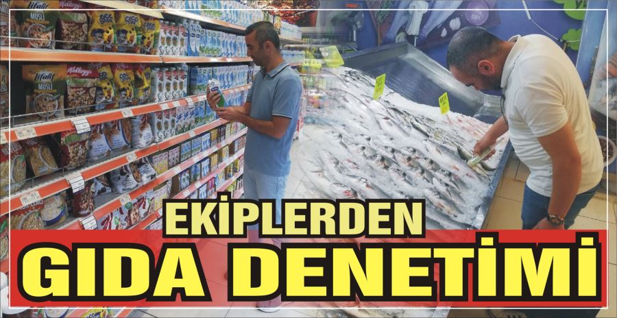 EKİPLERDEN GIDA DENETİMİ