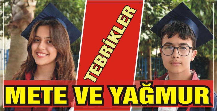 TEBRİKLER METE VE YAĞMUR