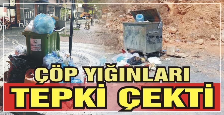 ÇÖP YIĞINLARI TEPKİ ÇEKTİ