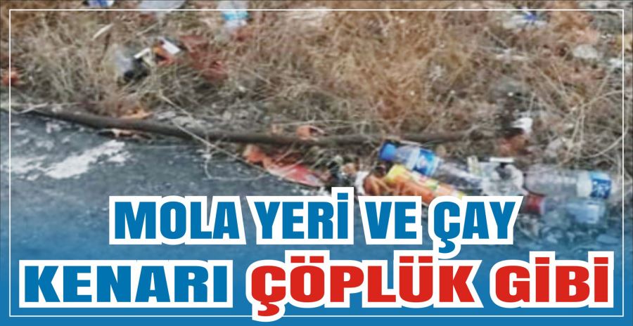 MOLA YERİ VE ÇAY KENARI ÇÖPLÜK GİBİ