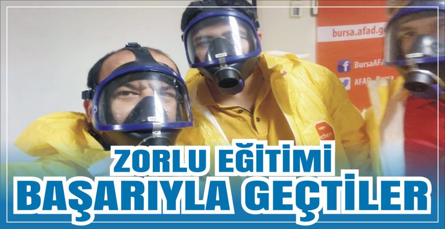 ZORLU EĞİTİMİ BAŞARIYLA GEÇTİLER