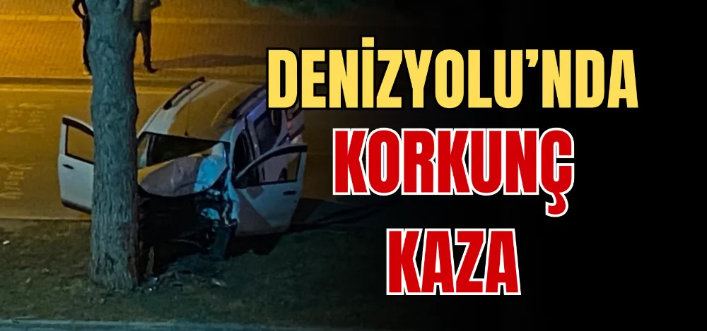 DENİZYOLU’NDA KORKUNÇ KAZA