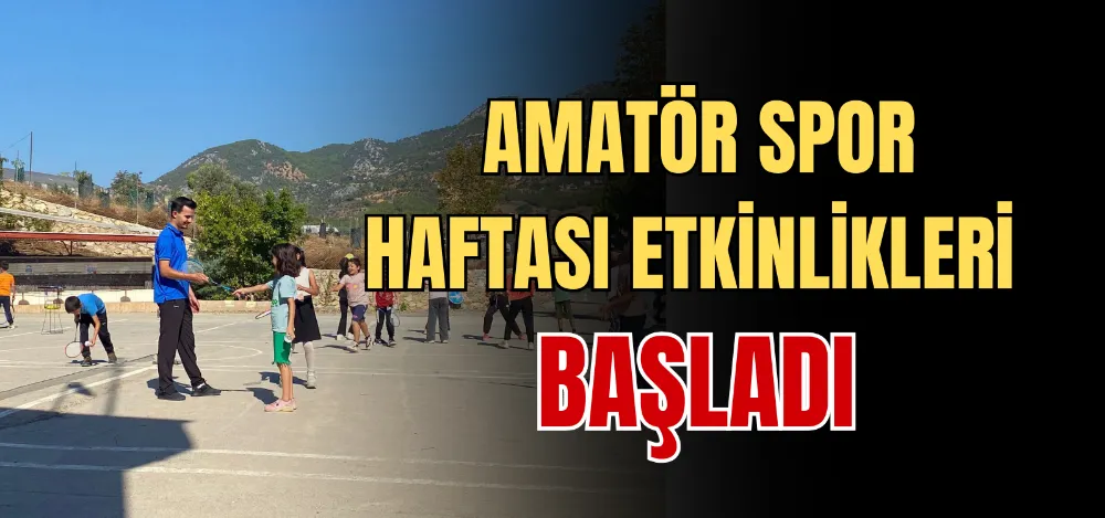 AMATÖR SPOR HAFTASI ETKİNLİKLERİ BAŞLADI 