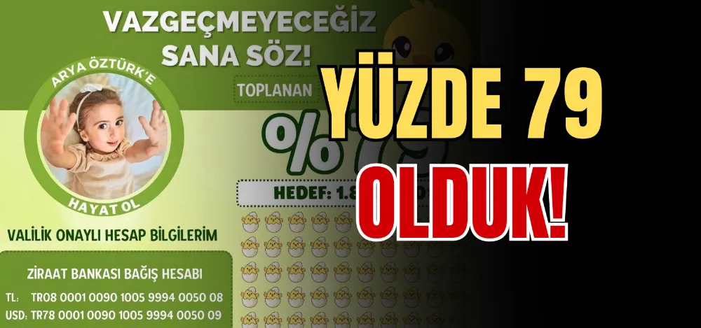 YÜZDE 79 OLDUK! 