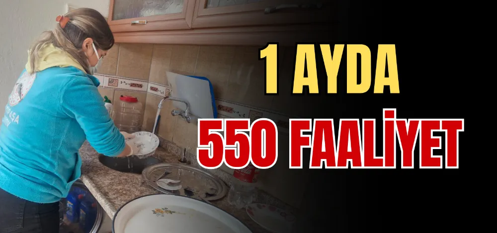 1 AYDA 550 FAALİYET 