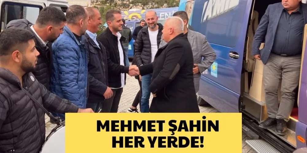 MEHMET ŞAHİN HER YERDE!