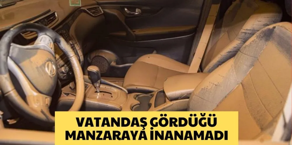 VATANDAŞ GÖRDÜĞÜ  MANZARAYA İNANAMADI