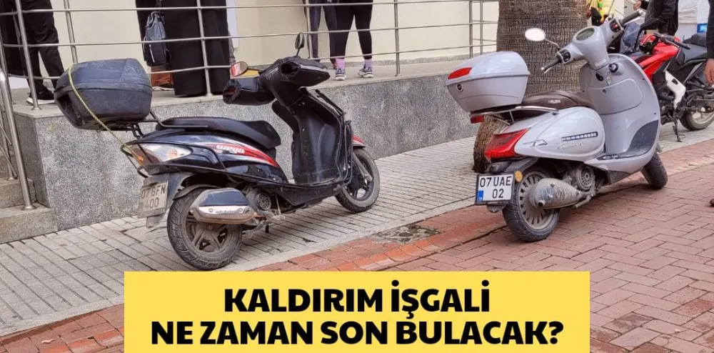 KALDIRIM İŞGALİ NE ZAMAN SON BULACAK?