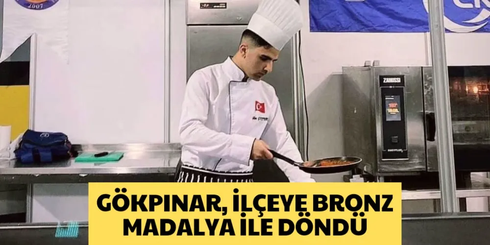 GÖKPINAR, İLÇEYE BRONZ MADALYA İLE DÖNDÜ