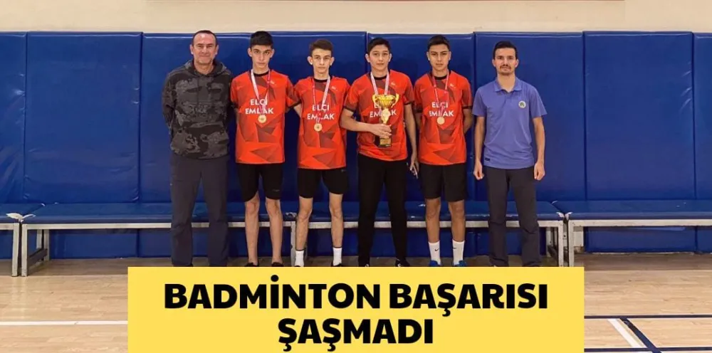 BADMİNTON BAŞARISI ŞAŞMADI