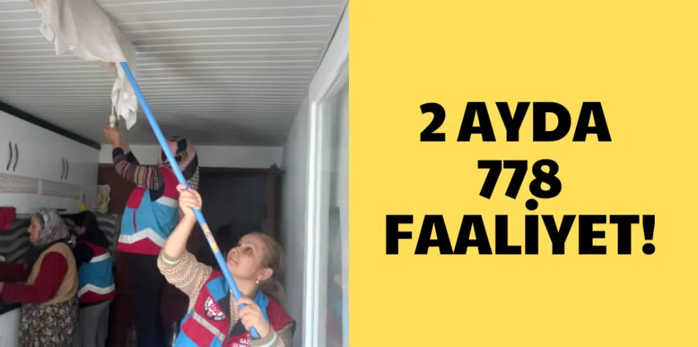 2 AYDA 778 FAALİYET!