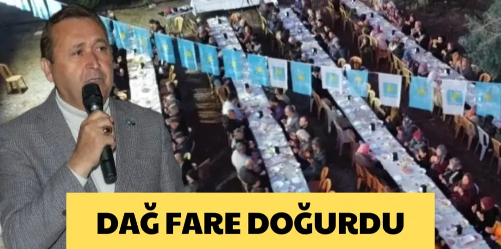 DAĞ FARE DOĞURDU