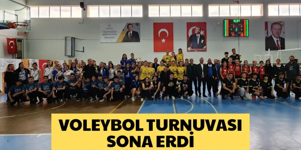 VOLEYBOL TURNUVASI SONA ERDİ