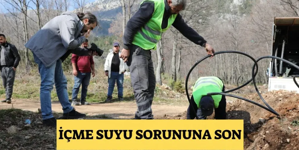 İÇME SUYU SORUNUNA SON