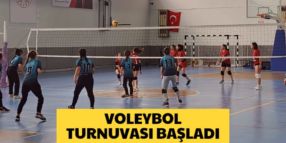 VOLEYBOL TURNUVASI BAŞLADI