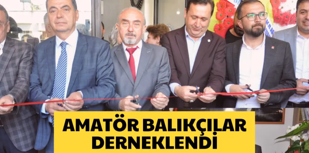 AMATÖR BALIKÇILAR DERNEKLENDİ