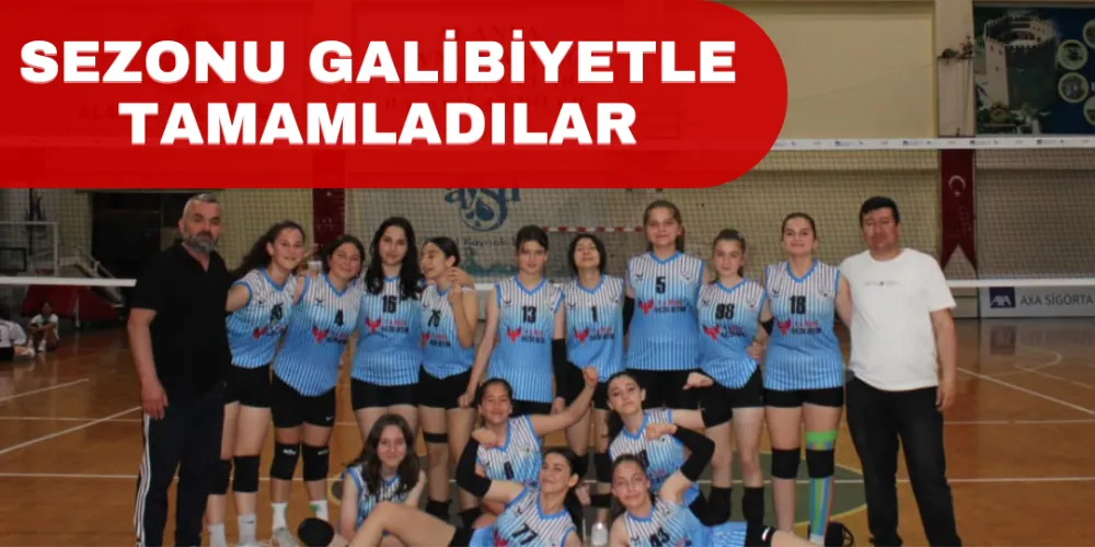 SEZONU GALİBİYETLE TAMAMLADILAR 