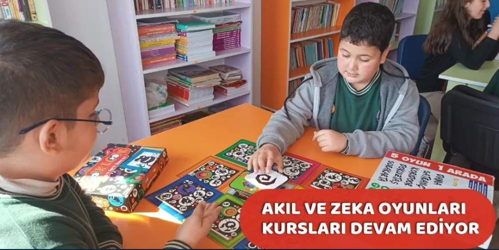 AKIL VE ZEKA OYUNLARI KURSLARI DEVAM EDİYOR