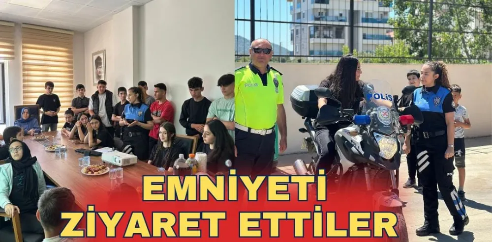 EMNİYETİ ZİYARET ETTİLER