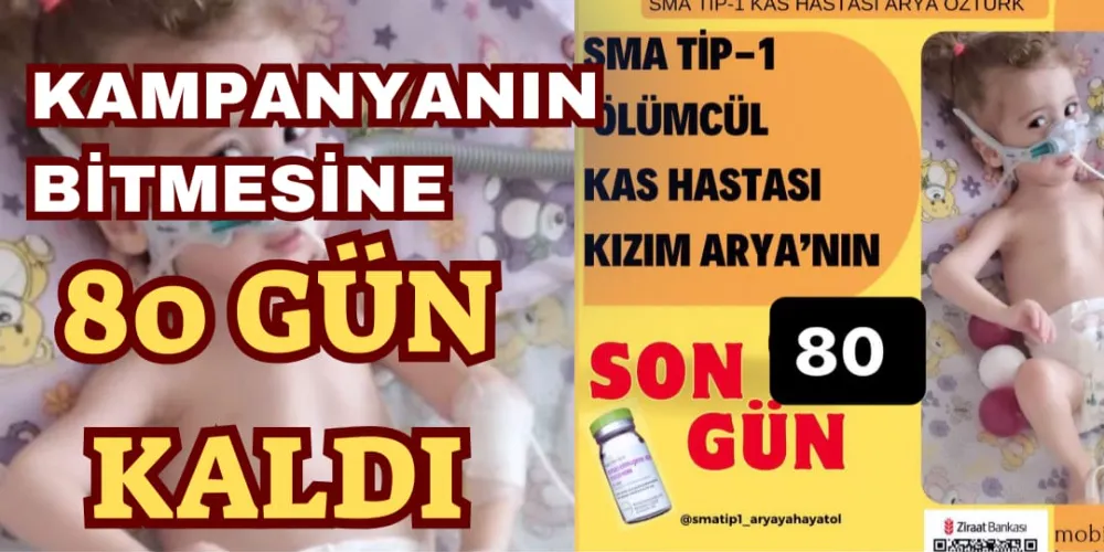 KAMPANYANIN BİTMESİNE 80 GÜN KALDI 