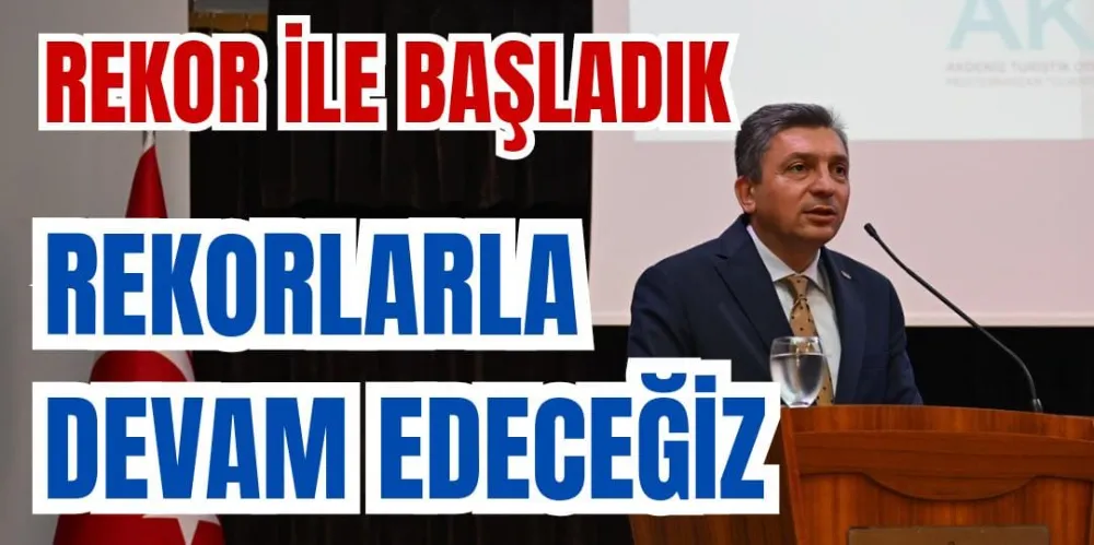 REKOR İLE BAŞLADIK, REKORLARLA DEVAM EDECEĞİZ