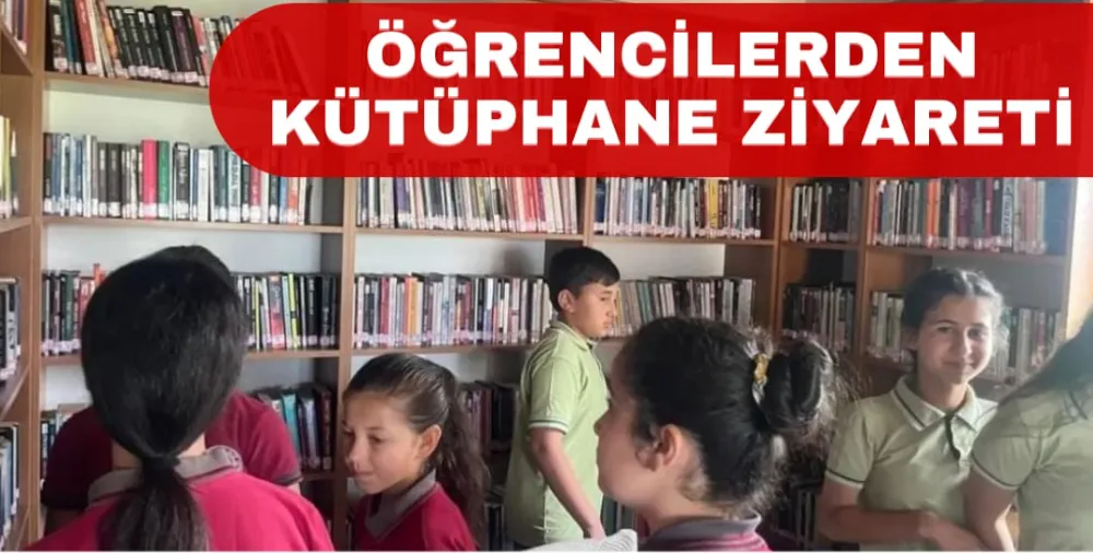 ÖĞRENCİLERDEN KÜTÜPHANE ZİYARETİ