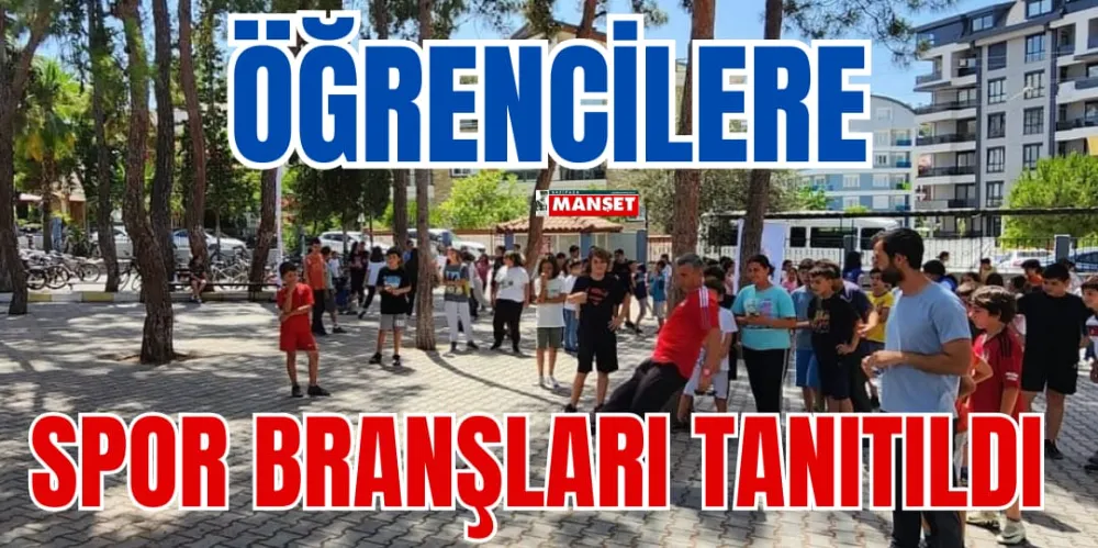 ÖĞRENCİLERE ESPOR BRANŞLARI TANITILDI