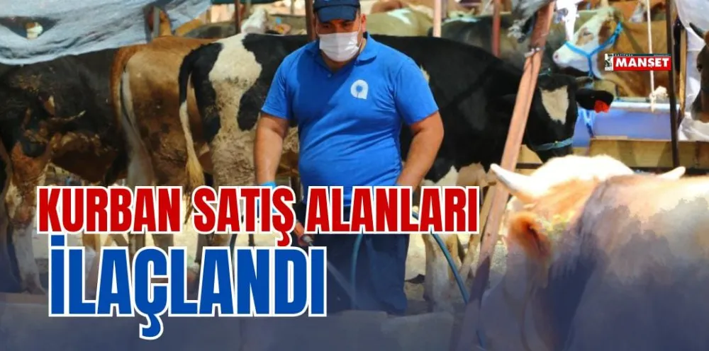 KURBAN SATIŞ ALANLARI İLAÇLANDI