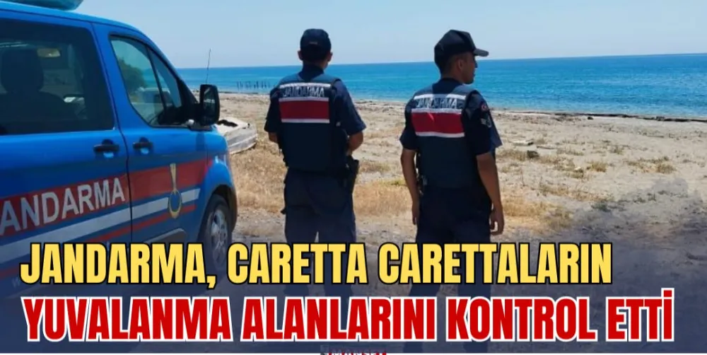 JANDARMA, CARETTA CARETTALARIN YUVALANMA ALANLARINI KONRTOL ETTİ