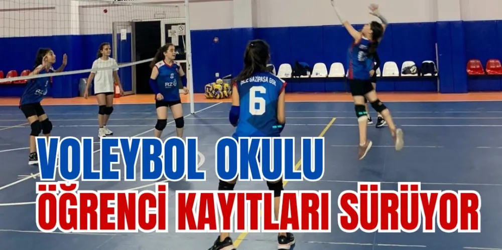 VOLEYBOL OKULU ÖĞRENCİ KAYITLARI SÜRÜYOR 