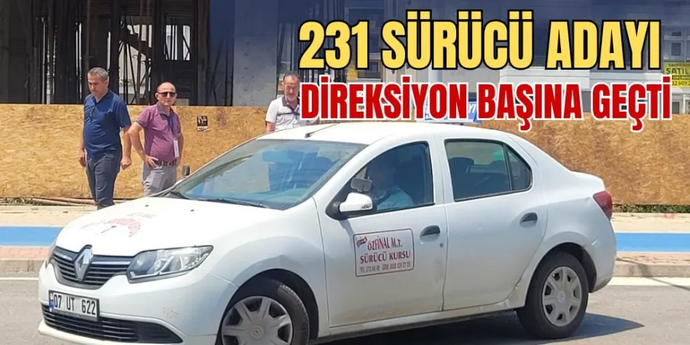 231 SÜRÜCÜ ADAYI DİREKSİYON BAŞINA GEÇTİ