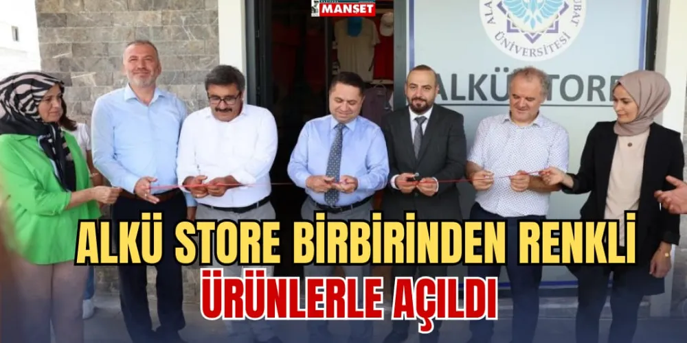 ALKÜ STORE BİRBİRİNDEN RENKLİ ÜRÜNLERLE AÇILDI 