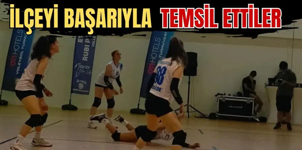 İLÇEYİ BAŞARIYLA TEMSİL ETTİLER