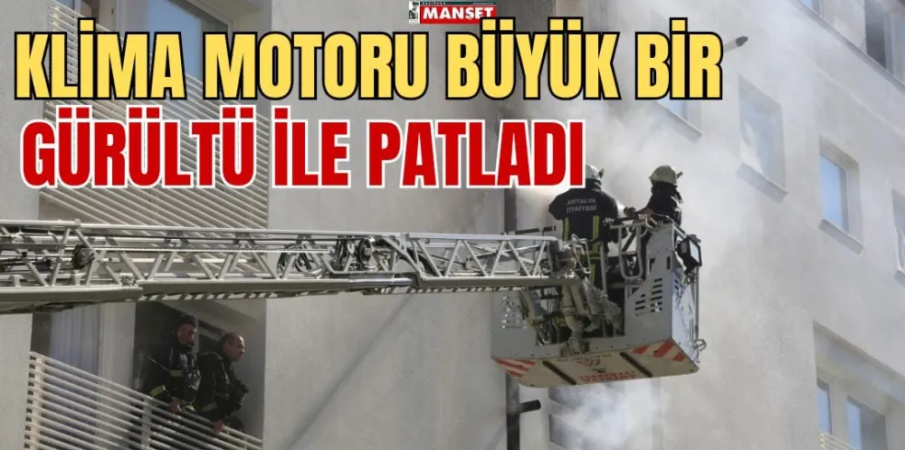  KLİMA MOTORU BÜYÜK BİR GÜRÜLTÜ İLE PATLADI 