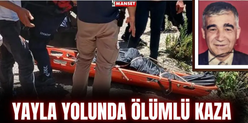 YAYLA YOLUNDA ÖLÜMLÜ KAZA