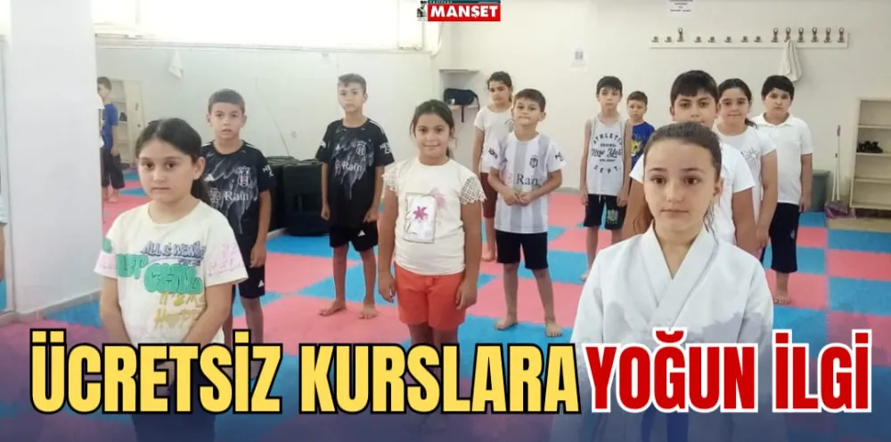 ÜCRETSİZ KURSLARA YOĞUN İLGİ 