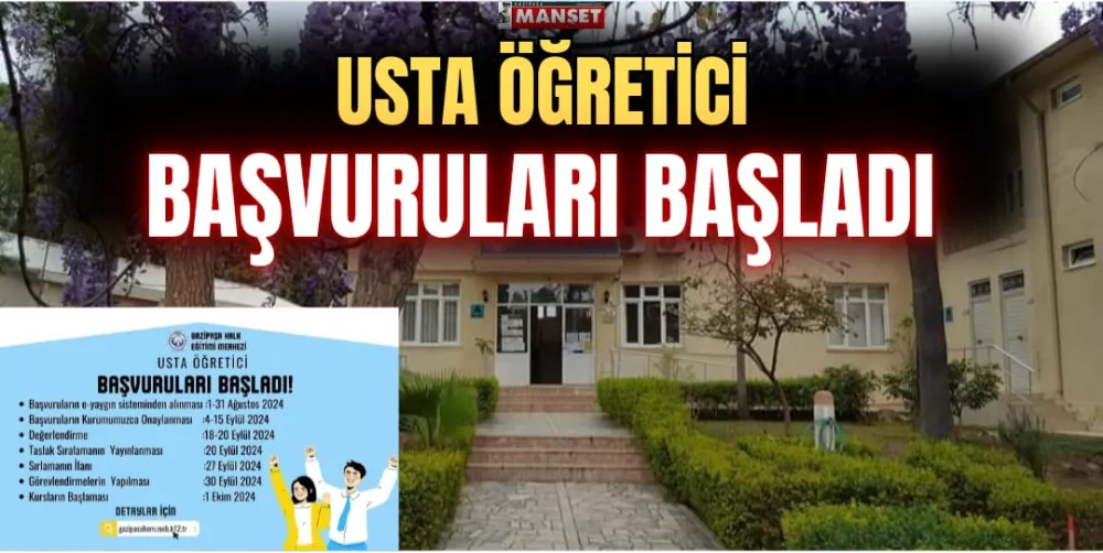 USTA ÖĞRETİCİ BAŞVURULARI BAŞLADI