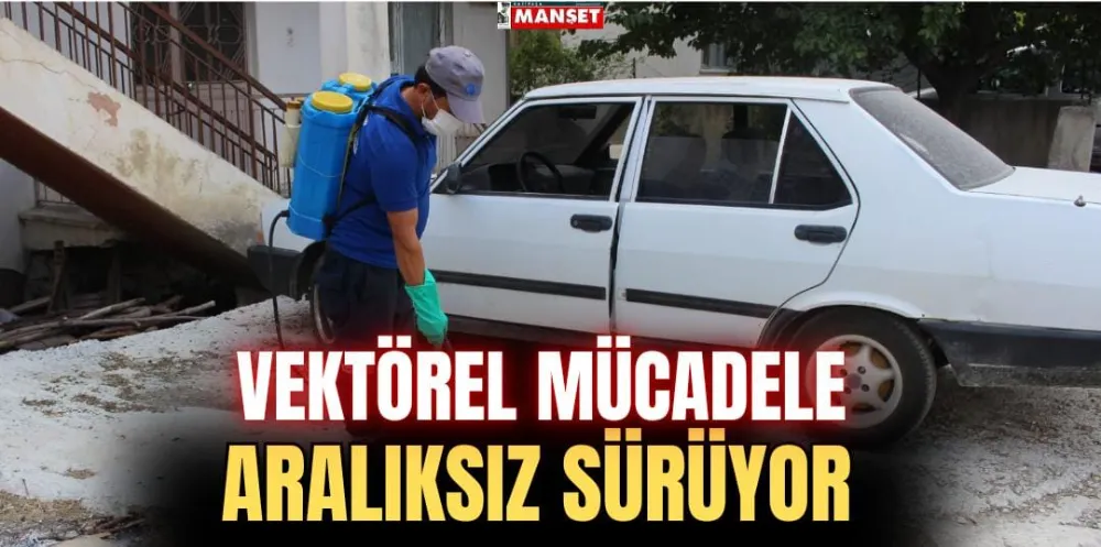 VEKTÖREL MÜCADELE ARALIKSIZ SÜRÜYOR