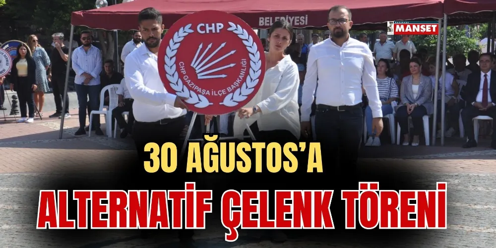 30 Ağustos’a alternatif çelenk töreni