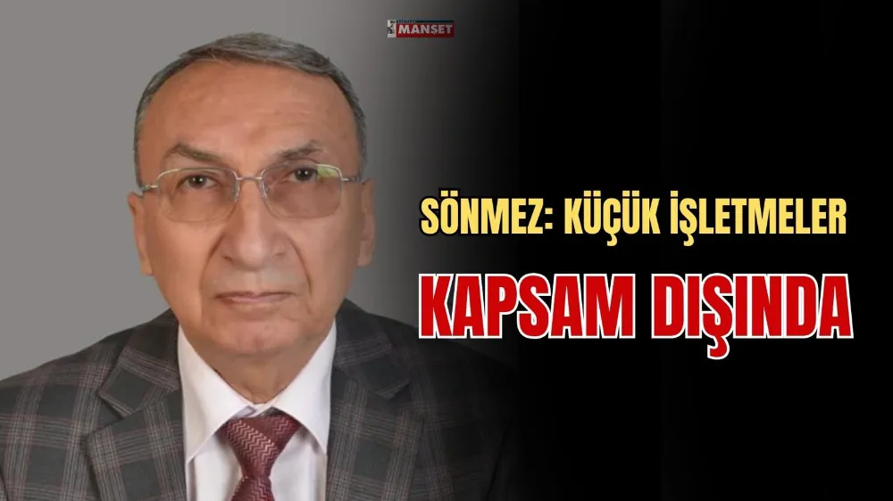 SÖNMEZ: KÜÇÜK İŞLETMELER KAPSAM DIŞINDA 