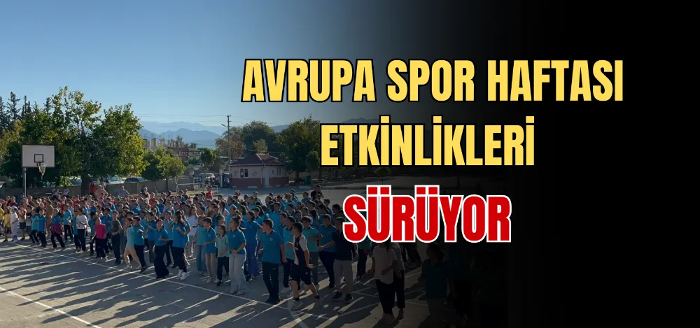 AVRUPA SPOR HAFTASI ETKİNLİKLERİ SÜRÜYOR 