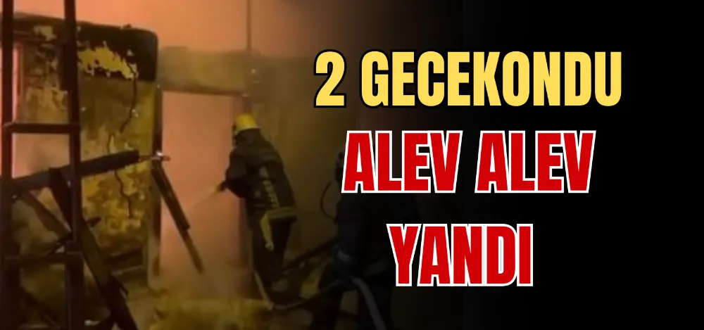 2 GECEKONDU ALEV ALEV YANDI 