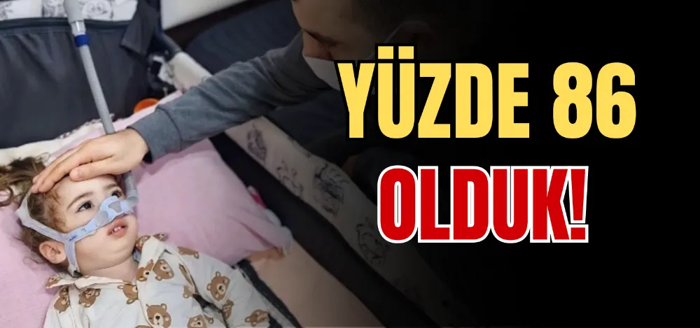 YÜZDE 86 OLDUK! 