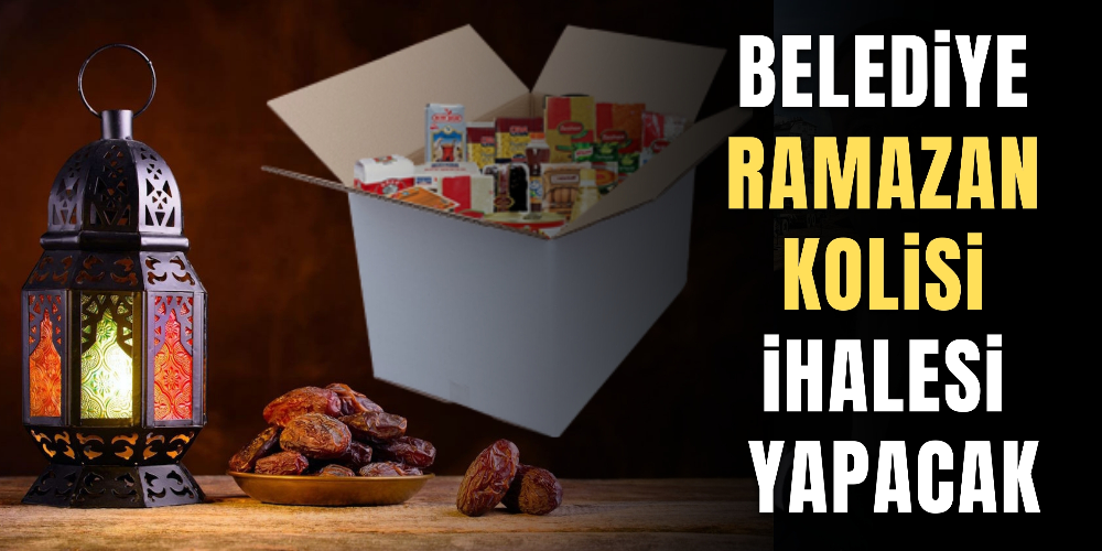 BELEDİYE GIDA YARDIM PAKETİ İHALESİ YAPACAK