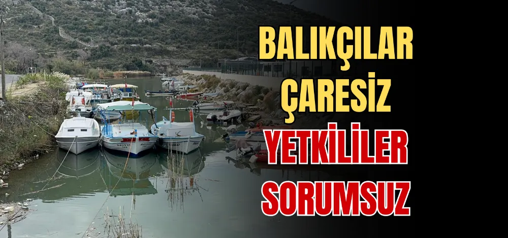 BALIKÇILAR ÇARESİZ YETKİLİLER SORUMSUZ