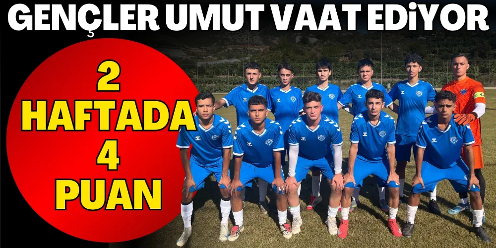 GENÇ YETENEKLERDEN 2 MAÇTA 4 PUAN