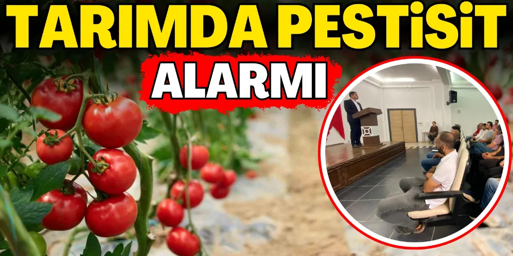 TARIMDA PESTİSİT ALARMI
