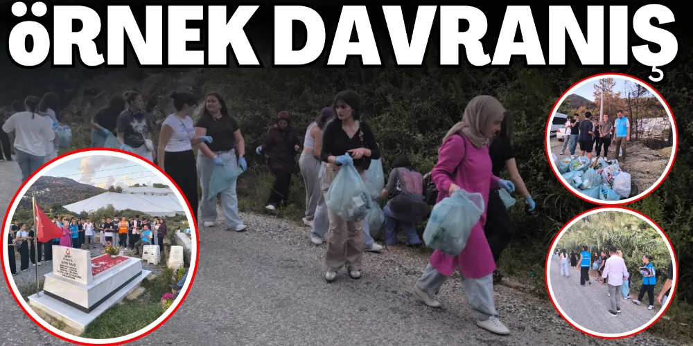 ÖĞRENCİLERDEN ÖRNEK DAVRANIŞ